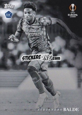 Sticker Alejandro Balde - Simplicidad UEFA Club Competitions 2021-2022
 n. 12 - Topps