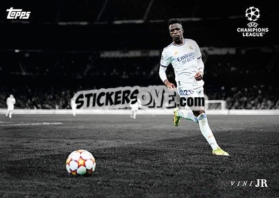 Sticker Vini Jr - Simplicidad UEFA Club Competitions 2021-2022
 n. 14 - Topps