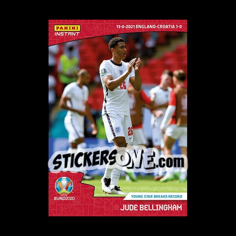 Sticker Jude Bellingham - INSTANT UEFA EURO 2020 Adrenalyn XL
 n. 5 - Panini