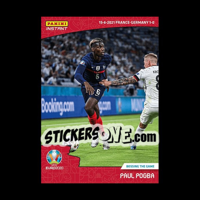 Sticker Paul Pogba - INSTANT UEFA EURO 2020 Adrenalyn XL
 n. 13 - Panini