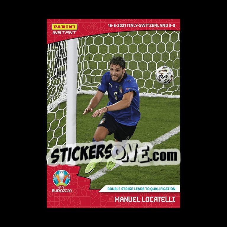 Sticker Manuel Locatelli - INSTANT UEFA EURO 2020 Adrenalyn XL
 n. 16 - Panini