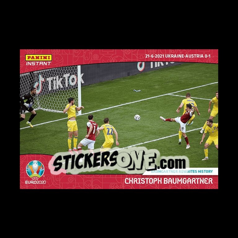Sticker Christoph Baumgartner - INSTANT UEFA EURO 2020 Adrenalyn XL
 n. 28 - Panini