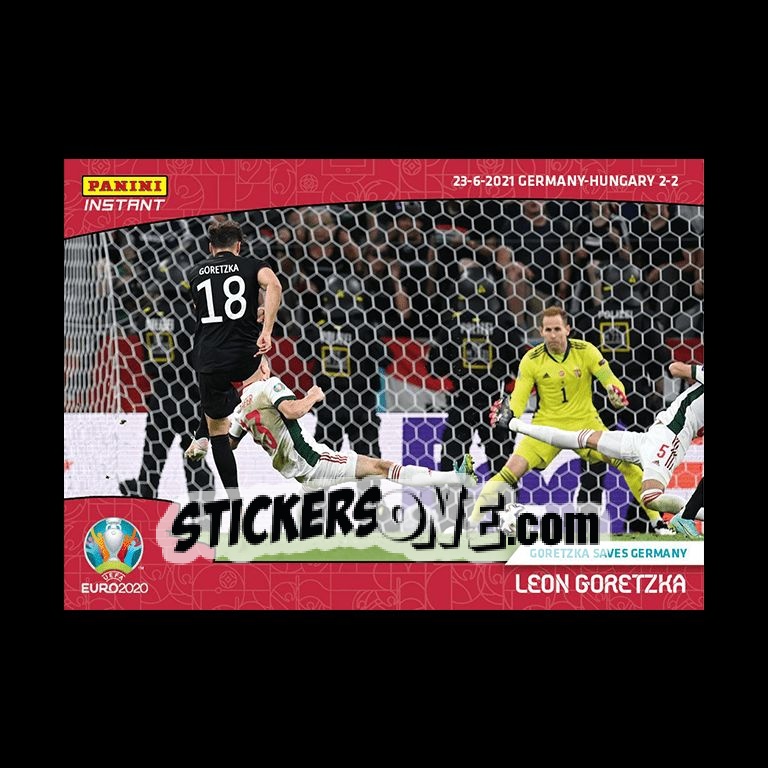 Sticker Leon Goretzka - INSTANT UEFA EURO 2020 Adrenalyn XL
 n. 36 - Panini