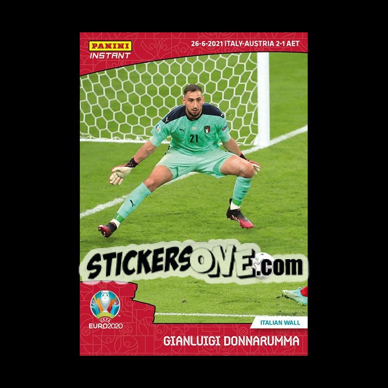 Sticker Gianluigi Donnarumma - INSTANT UEFA EURO 2020 Adrenalyn XL
 n. 41 - Panini