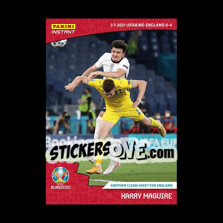 Sticker Harry Maguire - INSTANT UEFA EURO 2020 Adrenalyn XL
 n. 55 - Panini