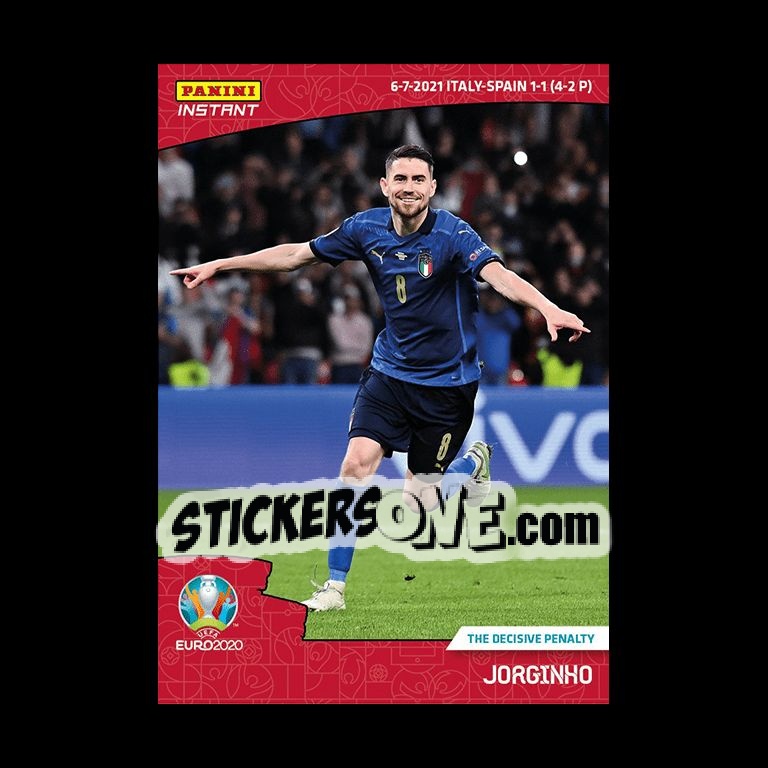 Sticker Jorginho - INSTANT UEFA EURO 2020 Adrenalyn XL
 n. 57 - Panini