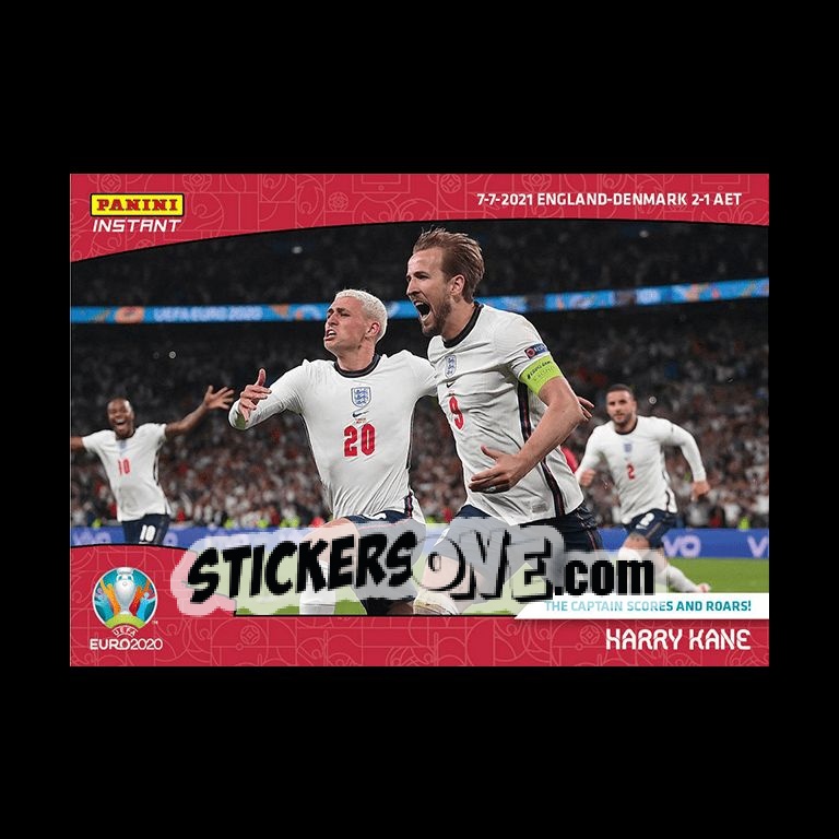 Sticker Harry Kane - INSTANT UEFA EURO 2020 Adrenalyn XL
 n. 61 - Panini