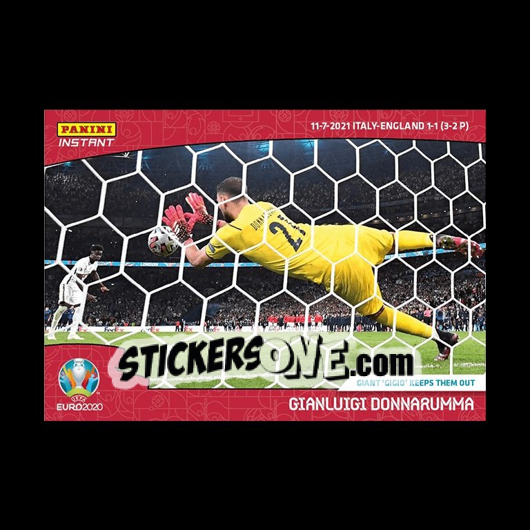 Sticker Gianluigi Donnarumma - INSTANT UEFA EURO 2020 Adrenalyn XL
 n. 67 - Panini