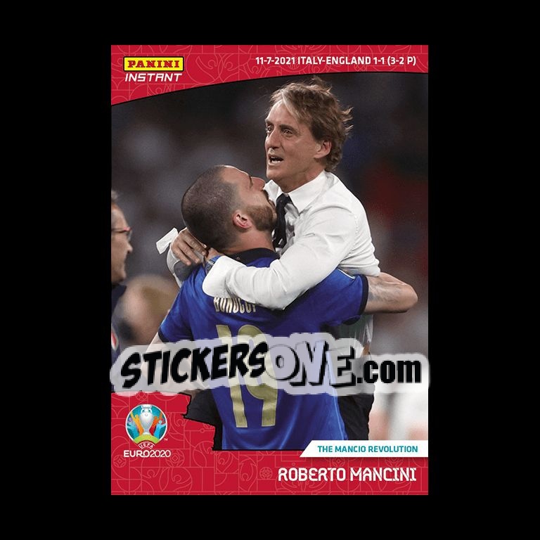 Sticker Roberto Mancini - INSTANT UEFA EURO 2020 Adrenalyn XL
 n. 68 - Panini