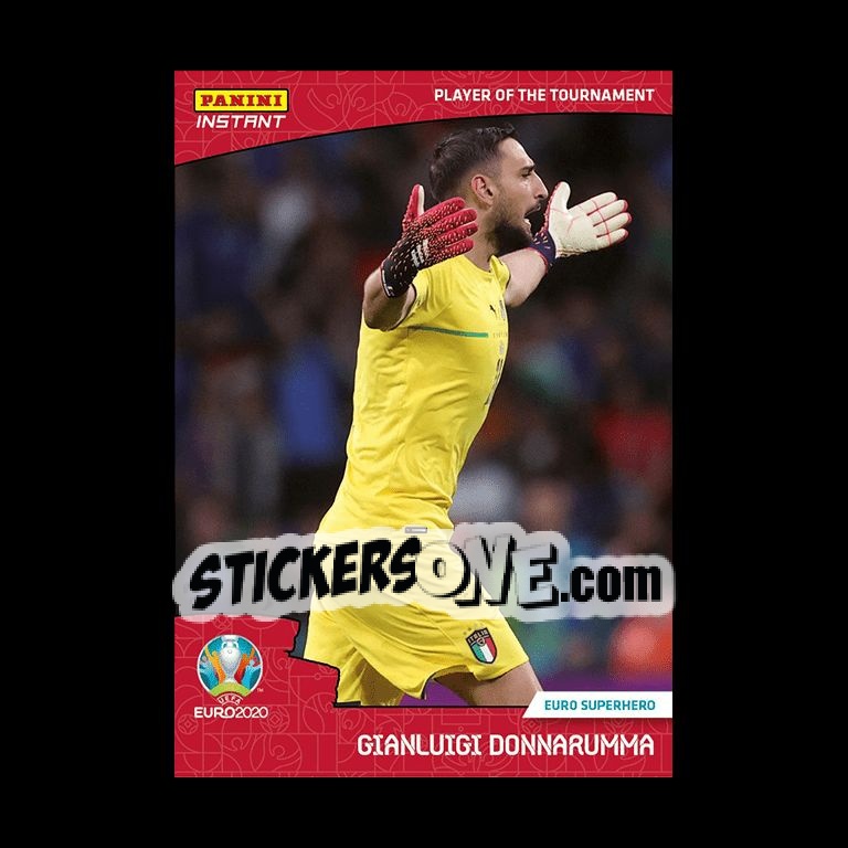 Sticker Gianluigi Donnarumma - INSTANT UEFA EURO 2020 Adrenalyn XL
 n. 72 - Panini