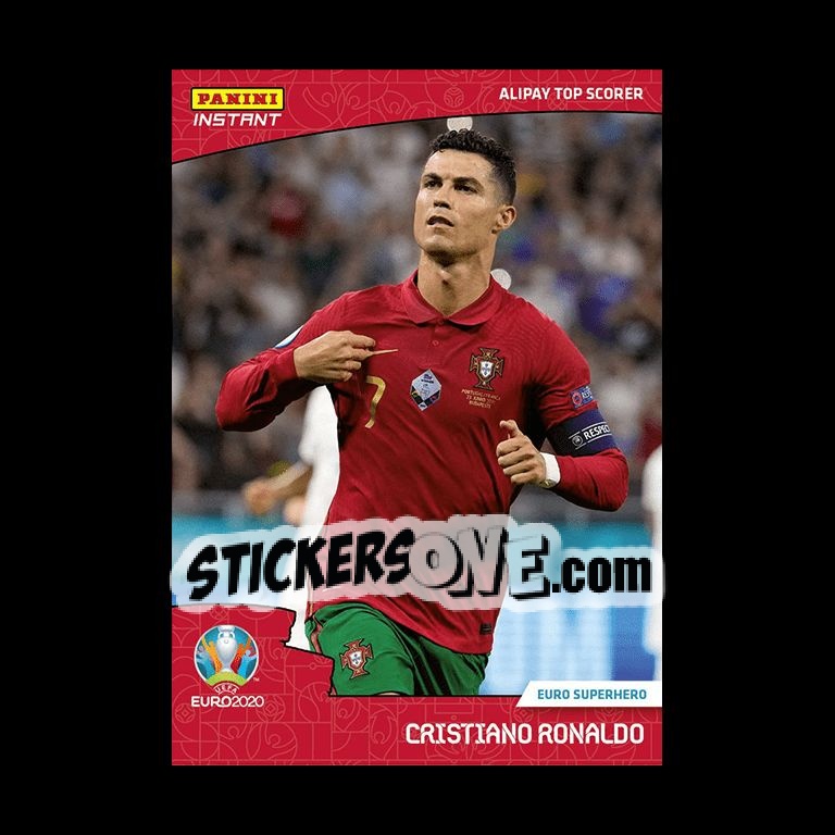 Sticker Cristiano Ronaldo - INSTANT UEFA EURO 2020 Adrenalyn XL
 n. 73 - Panini