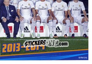 Sticker Team shot - Real Madrid 2013-2014 n. 5 - Panini