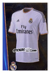 Sticker Equipación Blanca - Real Madrid 2013-2014 n. 6 - Panini