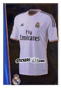 Cromo Equipación Blanca - Real Madrid 2013-2014 - Panini