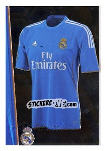 Sticker Equipación Azul - Real Madrid 2013-2014 - Panini