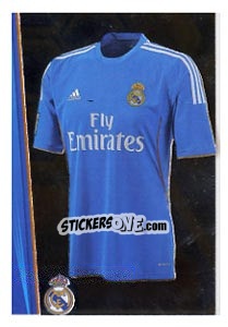 Sticker Equipación Azul - Real Madrid 2013-2014 n. 7 - Panini