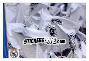 Sticker Afición banderas - Real Madrid 2013-2014 n. 10 - Panini