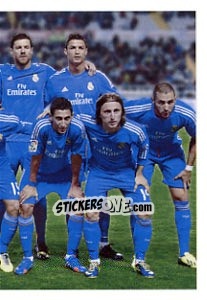 Sticker Foto equipo - Real Madrid 2013-2014 n. 18 - Panini