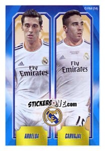 Sticker Arbeloa-Carvajal - Real Madrid 2013-2014 n. 21 - Panini