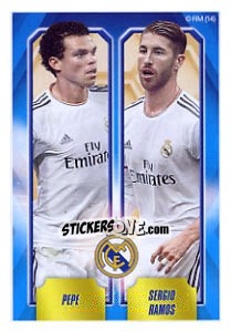 Sticker Pepe / Sergio Ramos - Real Madrid 2013-2014 n. 22 - Panini