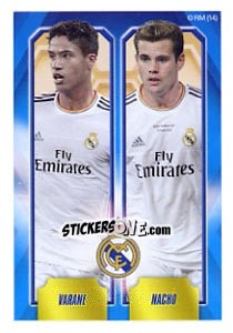 Cromo Varane / Nacho Fernández