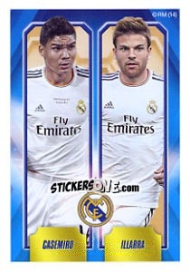 Sticker Casemiro / Illarra - Real Madrid 2013-2014 n. 25 - Panini