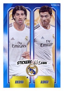 Sticker Sami Khedira / Xabi Alonso - Real Madrid 2013-2014 - Panini