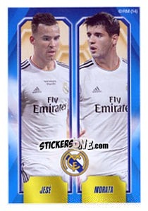 Sticker Jesé-Morata - Real Madrid 2013-2014 n. 30 - Panini
