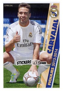 Sticker Carvajal - Real Madrid 2013-2014 n. 31 - Panini
