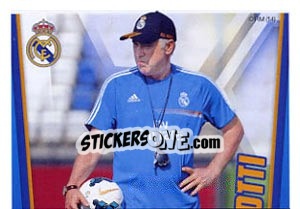 Sticker Carlo Ancelotti - Real Madrid 2013-2014 - Panini