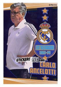 Figurina Carlo Ancelotti - Real Madrid 2013-2014 - Panini