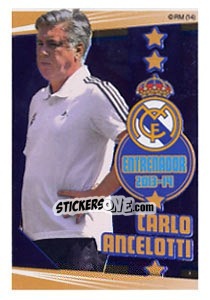 Sticker Carlo Ancelotti - Real Madrid 2013-2014 n. 40 - Panini