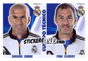 Sticker Cuerpo Técnico - Real Madrid 2013-2014 - Panini