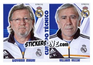 Sticker Cuerpo Técnico (Giovanni Mauri/villiam Vecchi) - Real Madrid 2013-2014 n. 42 - Panini