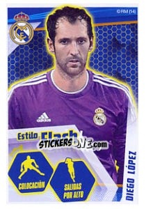 Cromo Diego López - Real Madrid 2013-2014 - Panini