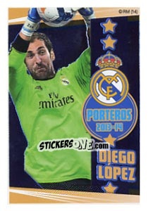 Sticker Diego López - Real Madrid 2013-2014 - Panini