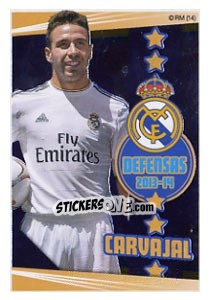 Figurina Carvajal - Real Madrid 2013-2014 - Panini