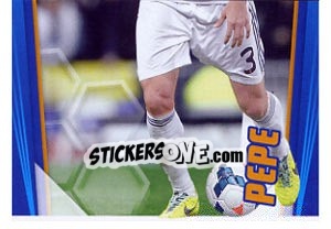 Sticker Pepe - Real Madrid 2013-2014 n. 74 - Panini