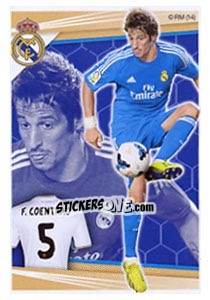 Sticker Fábio Coentrão - Real Madrid 2013-2014 - Panini