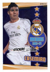 Cromo Casemiro - Real Madrid 2013-2014 - Panini