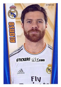 Sticker Xabi Alonso - Real Madrid 2013-2014 n. 129 - Panini