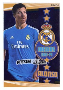 Cromo Xabi Alonso - Real Madrid 2013-2014 - Panini