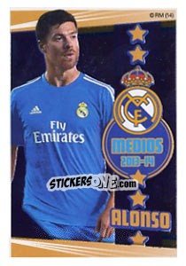Sticker Xabi Alonso - Real Madrid 2013-2014 n. 131 - Panini