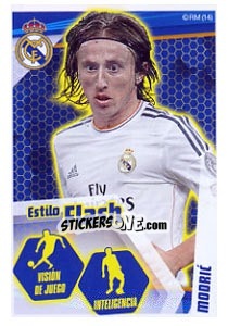 Sticker Luka Modric - Real Madrid 2013-2014 n. 136 - Panini