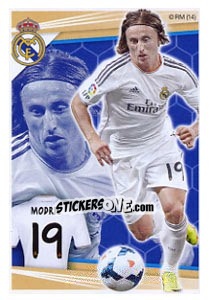 Cromo Luka Modric - Real Madrid 2013-2014 - Panini