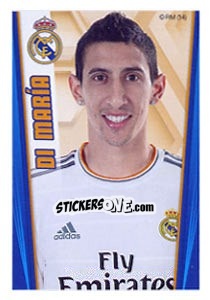 Cromo Angel Di María - Real Madrid 2013-2014 - Panini