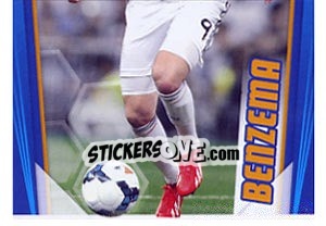 Sticker Karim Benzema - Real Madrid 2013-2014 n. 158 - Panini