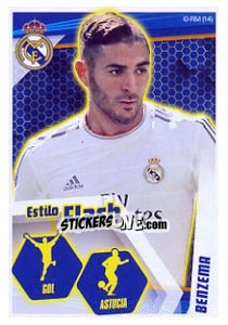 Sticker Karim Benzema - Real Madrid 2013-2014 n. 160 - Panini