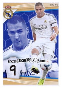 Figurina Karim Benzema - Real Madrid 2013-2014 - Panini