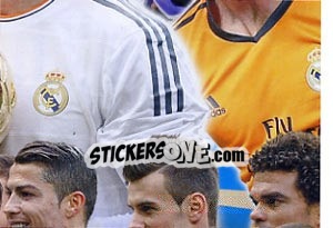 Sticker Cristiano Ronaldo - Balón de oro - Real Madrid 2013-2014 - Panini